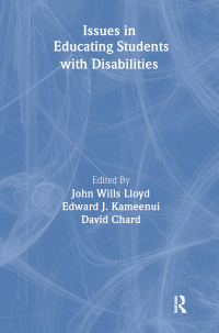 表紙画像: Issues in Educating Students With Disabilities 1st edition 9780805822021