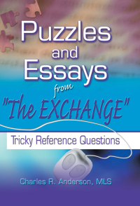 Imagen de portada: Puzzles and Essays from 'The Exchange' 1st edition 9780789017611