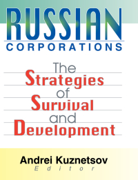 صورة الغلاف: Russian Corporations 1st edition 9780789014177