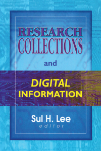 Cover image: Research Collections and Digital Information 1st edition 9780789013477