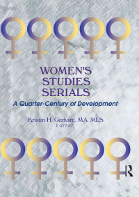 Imagen de portada: Women's Studies Serials 1st edition 9780789005410