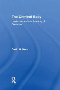 Cover image: The Criminal Body 1st edition 9780415947299