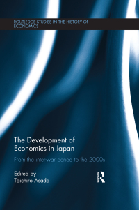 Cover image: The Development of Economics in Japan 1st edition 9780415664295