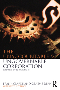Cover image: The Unaccountable & Ungovernable Corporation 1st edition 9780415719148