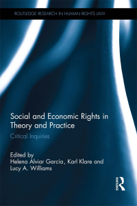 Imagen de portada: Social and Economic Rights in Theory and Practice 1st edition 9780415705646