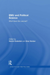 Imagen de portada: EMU and Political Science 1st edition 9781138874817