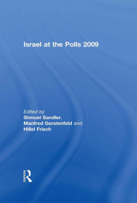 Imagen de portada: Israel at the Polls 2009 1st edition 9780415560658