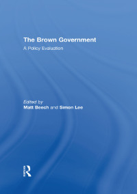 Cover image: The Brown Government 1st edition 9780415549806