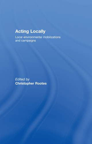 Cover image: Acting Locally 1st edition 9780415762052