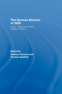 Cover image: The German Election of 2005 1st edition 9780415447652