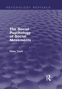 Cover image: The Social Psychology of Social Movements (Psychology Revivals) 1st edition 9780415718554