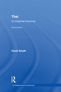 Omslagafbeelding: Thai: An Essential Grammar 2nd edition 9780415510349