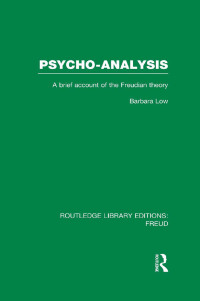 صورة الغلاف: Psycho-Analysis (RLE: Freud) 1st edition 9780415717144