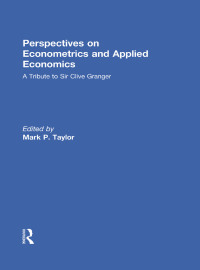 Cover image: Perspectives on Econometrics and Applied Economics 1st edition 9780415693080
