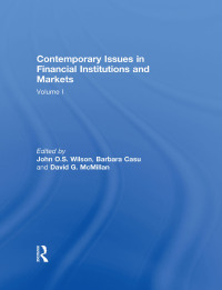 Cover image: Contemporary Issues in Financial Institutions and Markets 1st edition 9780415645133