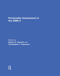 Cover image: Personality Assessment in the DSM-5 1st edition 9780415634533