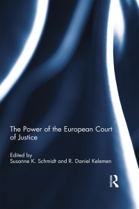 Cover image: The Power of the European Court of Justice 1st edition 9781138108745