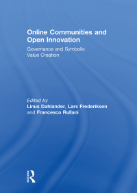 Omslagafbeelding: Online Communities and Open Innovation 1st edition 9780415617482