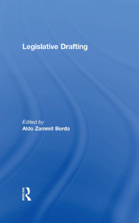 Imagen de portada: Legislative Drafting 1st edition 9781138995352
