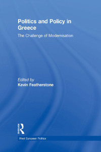 Cover image: Politics and Policy in Greece 1st edition 9780415376297