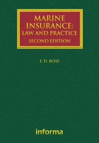 صورة الغلاف: Marine Insurance 2nd edition 9781843119517