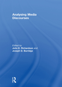 صورة الغلاف: Analysing Media Discourses 1st edition 9780415632249