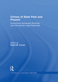 Imagen de portada: Crimes of State Past and Present 1st edition 9780415577885