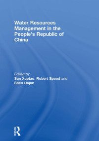 صورة الغلاف: Water Resources Management in the People's Republic of China 1st edition 9780415852036