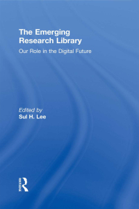 Imagen de portada: The Emerging Research Library 1st edition 9780415543231