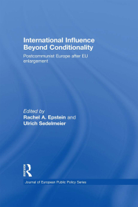 صورة الغلاف: International Influence Beyond Conditionality 1st edition 9780415845250
