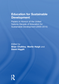 Imagen de portada: Education for Sustainable Development 1st edition 9780415460057