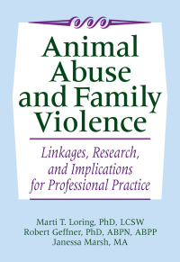 Imagen de portada: Animal Abuse and Family Violence 1st edition 9780789038180