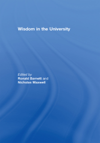 Cover image: Wisdom in the University 1st edition 9780415495578