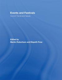 Imagen de portada: Events and Festivals 1st edition 9780415449182