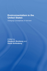 Cover image: Environmentalism in the United States 1st edition 9780415483940