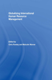 Cover image: Globalizing International Human Resource Management 1st edition 9780415440011