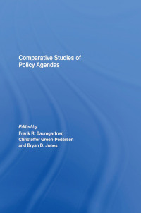 Cover image: Comparative Studies of Policy Agendas 1st edition 9780415495011