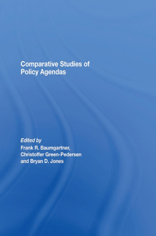 Cover image: Comparative Studies of Policy Agendas 1st edition 9780415495011