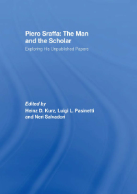 Imagen de portada: Piero Sraffa: The Man and the Scholar 1st edition 9780415413992