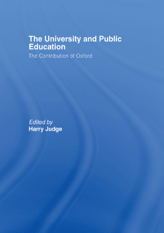 Cover image: The University and Public Education 1st edition 9780415464130