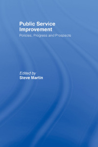Imagen de portada: Public Service Improvement 1st edition 9780415464109