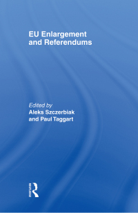 Cover image: EU Enlargement and Referendums 1st edition 9780415568296
