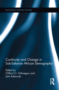 Imagen de portada: Continuity and Change in Sub-Saharan African Demography 1st edition 9780415711944