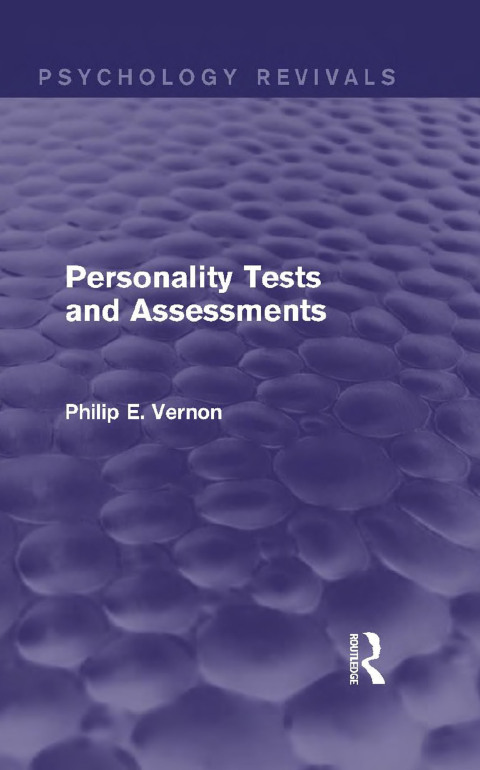 Personality Tests and Assessments (Psychology Revivals), 1st Edition - FULL INSTANT DOWNLOAD | PDF DOCX EPUB