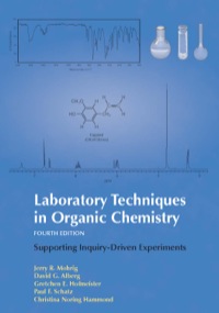 Cover image: Laboratory Techniques in Organic Chemistry 4th edition 9781464134227