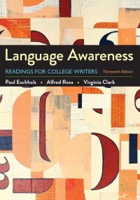 Cover image: Language Awareness 13th edition 9781319056308