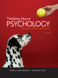 Cover image: Thinking About Psychology, High School Version 4th edition 9781464186547