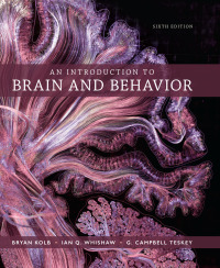 Cover image: An Introduction to Brain and Behavior 6th edition 9781319107376