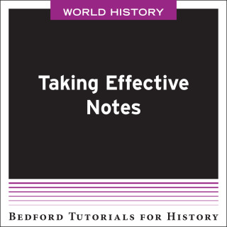 Cover image: Taking Effective Notes - World 1st edition 9781319057299