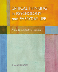 Cover image: Critical Thinking in Psychology and Everyday Life 9781319063146
